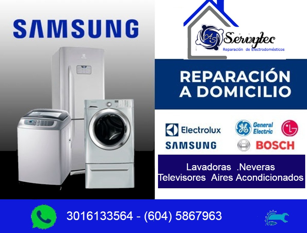 A Domicilio Servicio Urgente: reparaciones de lavadoras ,Neveras ,Televisores Medellin