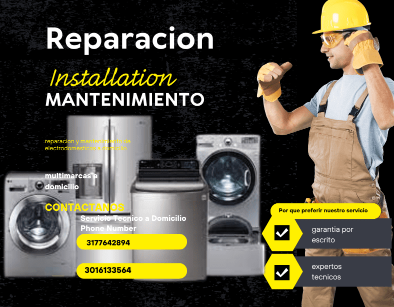 Mantenimiento de Lavadoras a Domicilio