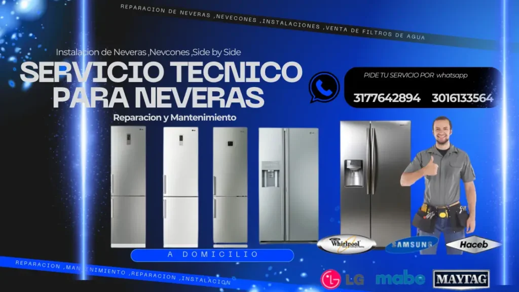 Reparación de neveras y nevecones en Medellín a domicilio